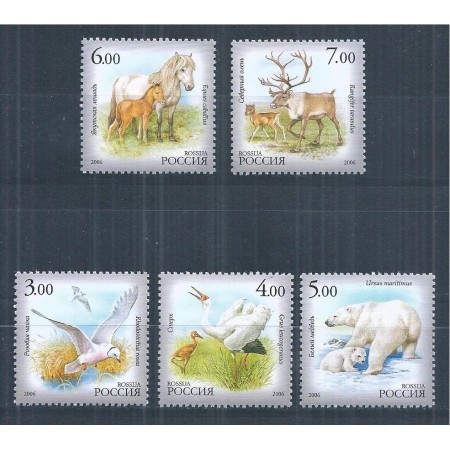 Rusia 2006 - Fauna din Yakutia, animale, serie neuzata