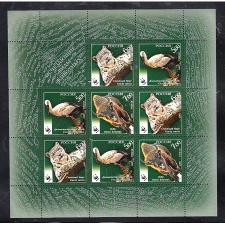 Rusia 2007 - Fauna WWF, animale, minicoala neuzata