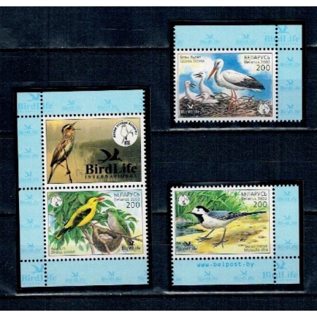 Belarus 2002 - Păsări, serie neuzata