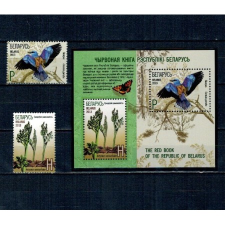 Belarus 2013 - Fauna-flora, animale, plante, serie si colita neuzata