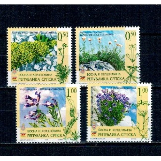 Republica Srpska (Bosnia) 2006 - Flora locala, flori, serie neuzata