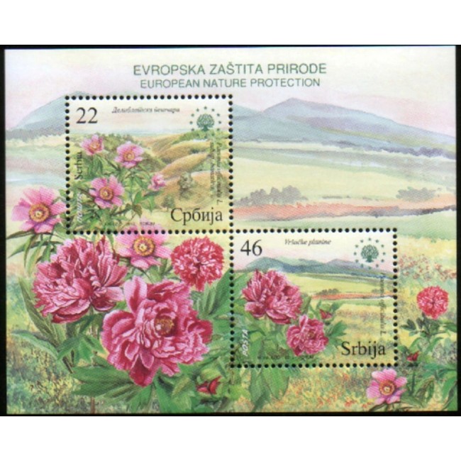 Serbia 2010 - Flori, flora, serie si colita neuzata