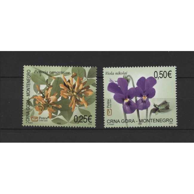Muntenegru 2006 - Flori, serie neuzata
