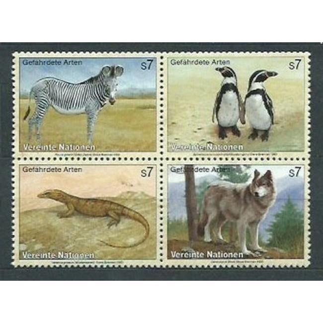 ONU Wien 1993 - Fauna, animale, serie neuzata