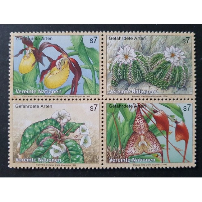 ONU 1996 - Flora, flori, serie neuzata