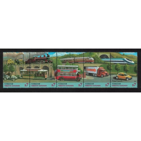 ONU Wien 1997 - Transport, trenuri, camioane, serie neuzata