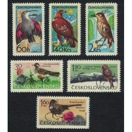 Cehoslovacia 1964 - Păsări, serie neuzata