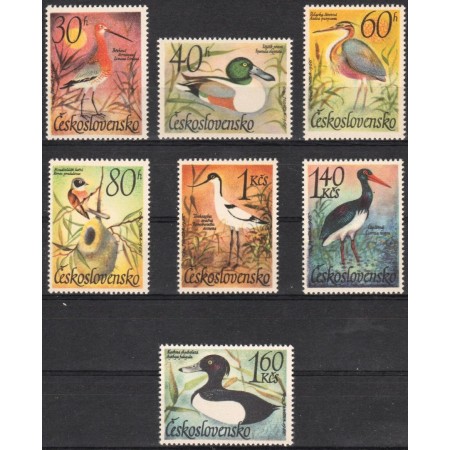 Cehoslovacia 1967 - Păsări, serie neuzata
