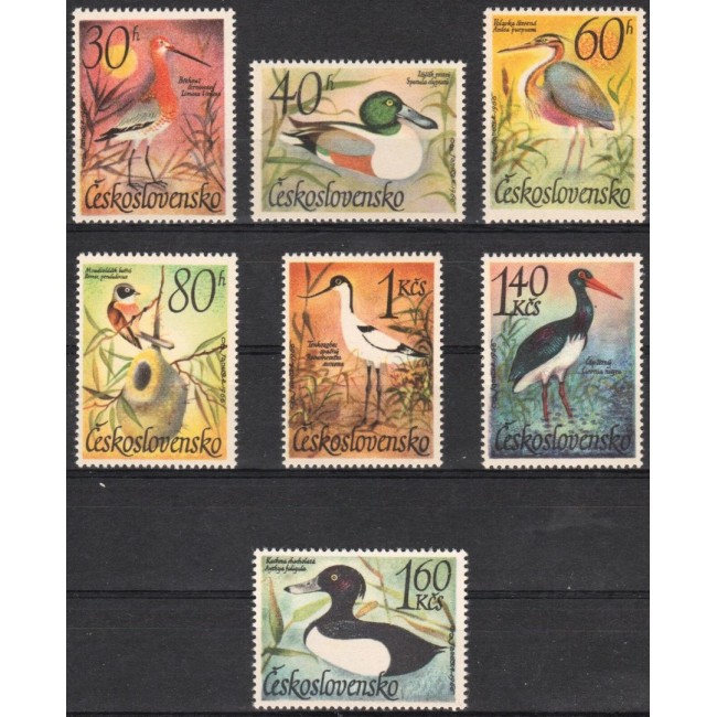Cehoslovacia 1967 - Păsări, serie neuzata