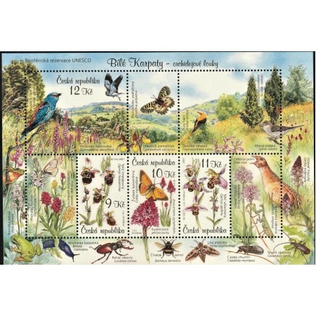 Cehia 2007 - Fauna-flora, animale, flori, bloc neuzat