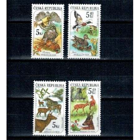 Cehia 2000 - Vânătoarea, fauna, animale, serie neuzata