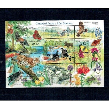 Cehia 2011 - Fauna-flora, animale, fluturi, flori, bloc neuzat