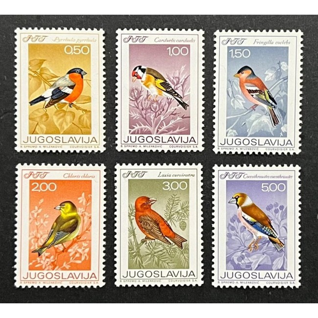 Iugoslavia 1968 - Păsări, serie neuzata