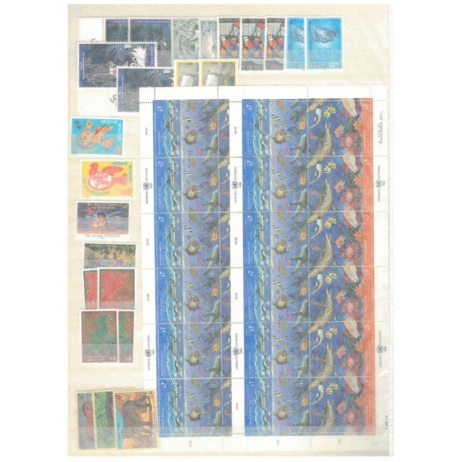 ONU Wien, Geneva - Colecție timbre neuzate in clasor