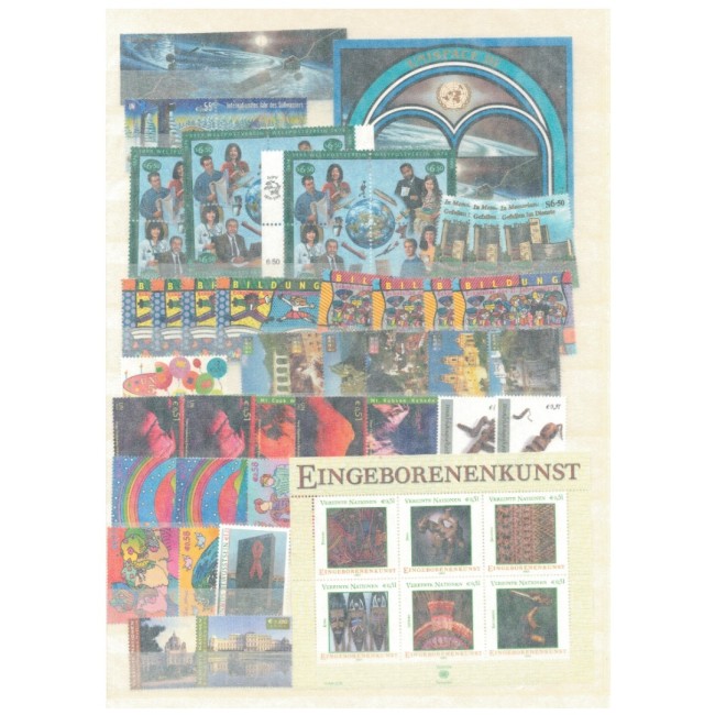 ONU Wien, Geneva - Colecție timbre neuzate in clasor