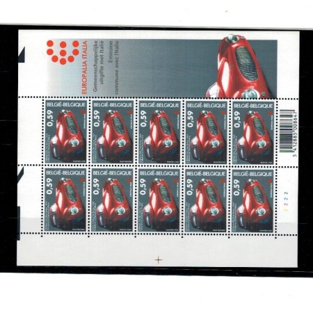 Belgia 2003 - Mașini de epoca, minicoala neuzata