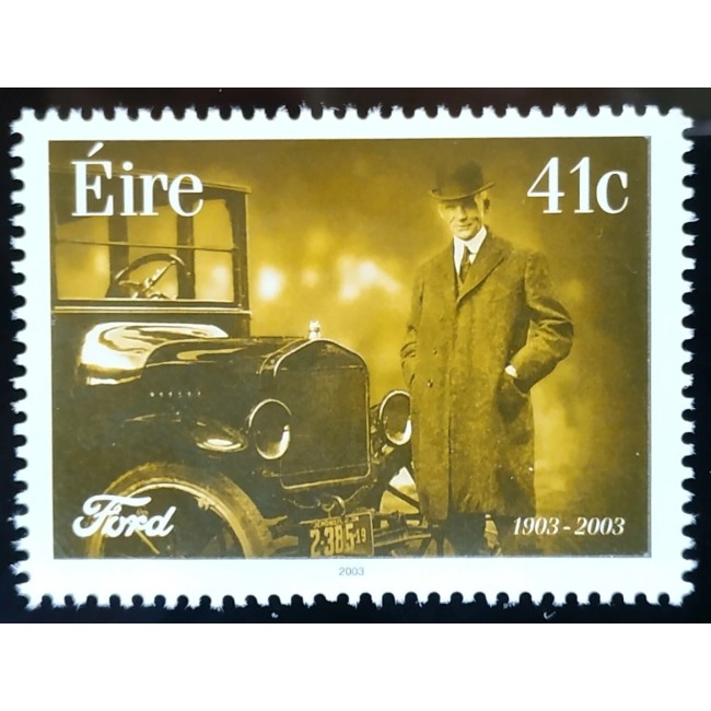 Irlanda 2003 - Mașini, automobile FORD, aniversare, neuzat