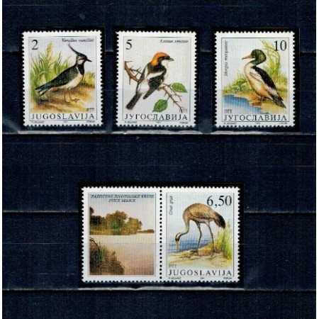 Iugoslavia 1991 - Păsări, fauna, serie neuzata
