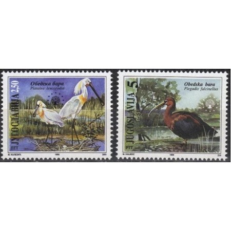 Iugoslavia 1996 - Păsări, serie neuzata