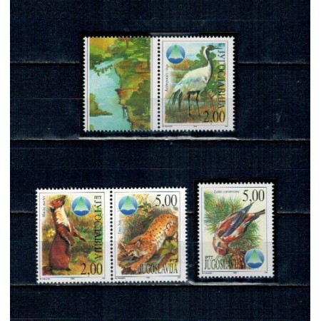 Iugoslavia 1998 - Fauna, animale, serie neuzata