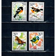 Iugoslavia 2002 - Păsări cântătoare, serie neuzata