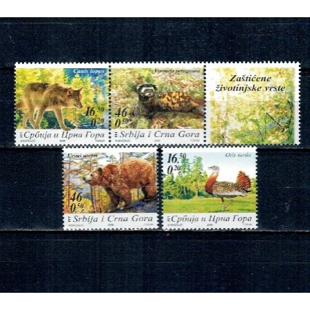 Serbia 2006 - Fauna, animale, serie neuzata