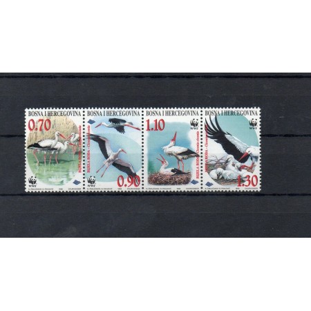 Bosnia Herzegovina 1998 - Fauna WWF, păsări, serie neuzata