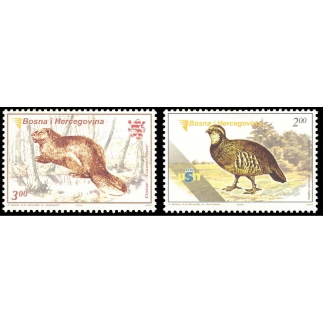 Bosnia 2005 - Fauna, animale, serie neuzata