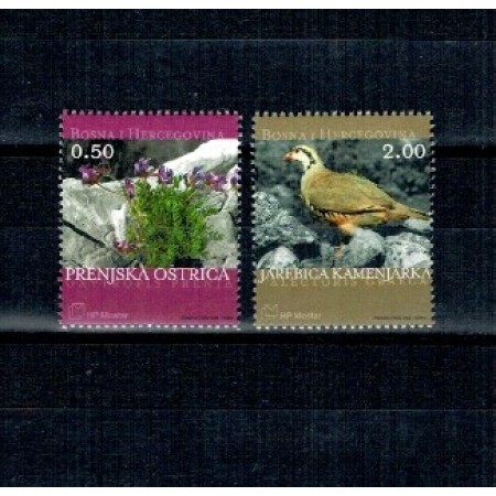 Mostar(Bosnia) 2003 - Fauna-flora locala, serie neuzata