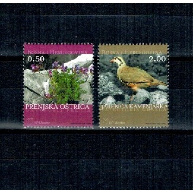 Mostar(Bosnia) 2003 - Fauna-flora locala, serie neuzata