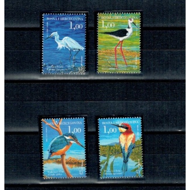 Mostar(Bosnia) 2005 - Păsări din Parcul Neretva, serie neuzata