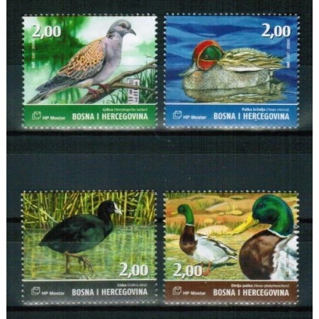 Mostar(Bosnia) 2007 - Păsări de apa, serie neuzata
