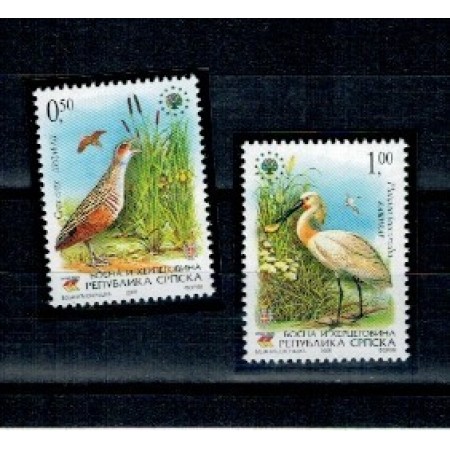 Republica Srpska (Bosnia) 2005 - Conservarea naturii, fauna-flora, serie neuzata