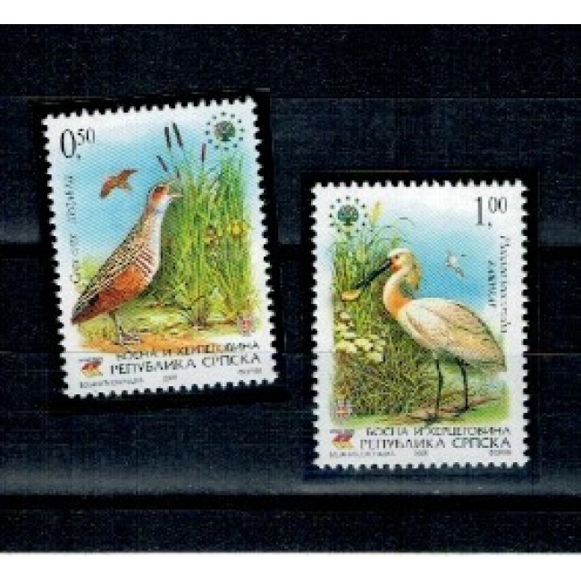 Republica Srpska (Bosnia) 2005 - Conservarea naturii, fauna-flora, serie neuzata