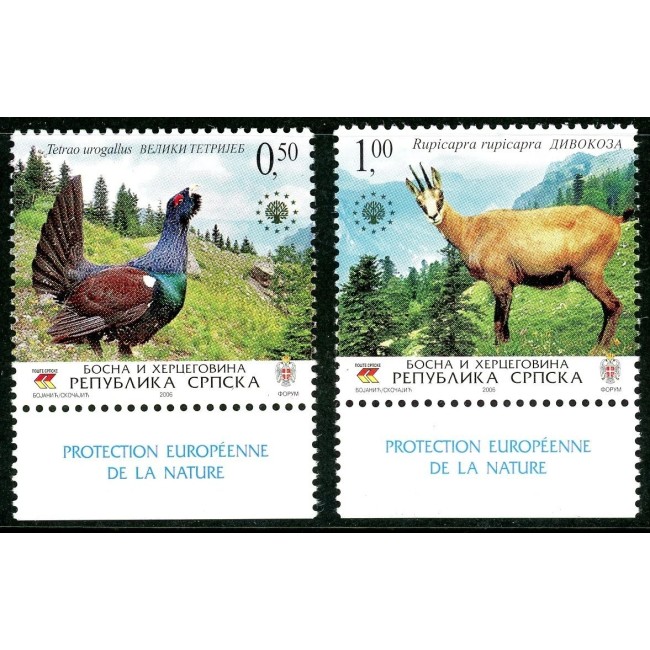 Republica Srpska (Bosnia) 2006 - Fauna, animale, serie neuzata