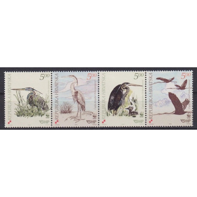 Croatia 2004 - Fauna WWF, păsări, serie neuzata