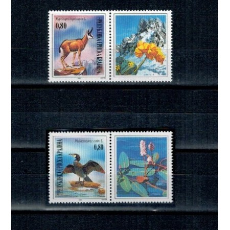 Krajina(Croatia) 1995 - Fauna protejata, animale, serie neuzata