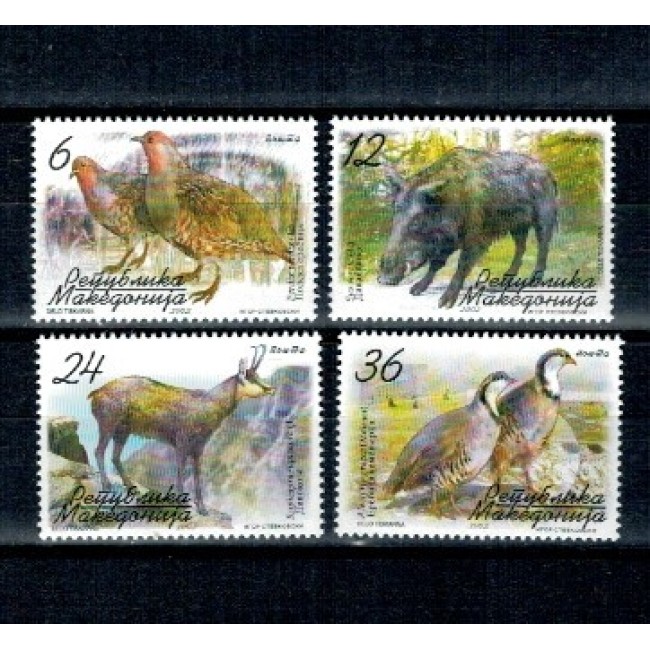 Macedonia 2002 - Fauna locala, animale, serie neuzata
