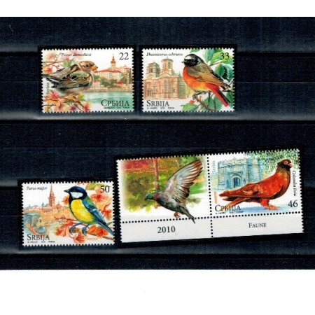 Serbia 2010 - Păsări din orașe, serie neuzata