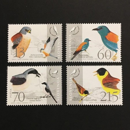 Slovenia 1995 - Păsări, serie neuzata