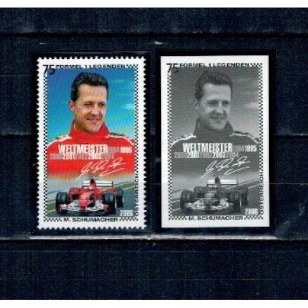 Austria 2006 - Michael Schumacher, dantelat si black print nedantelat neuzat