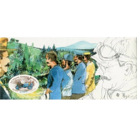 Franta 2006 - Mașini de curse, Gordon Bennett, colita neuzata, cota mare