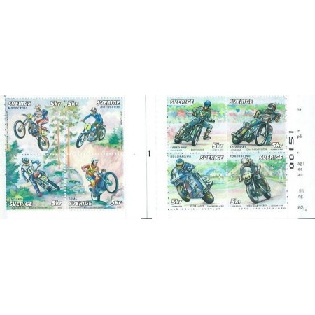 Suedia 2002 - Motociclete, motociclism, serie neuzata, in carnet