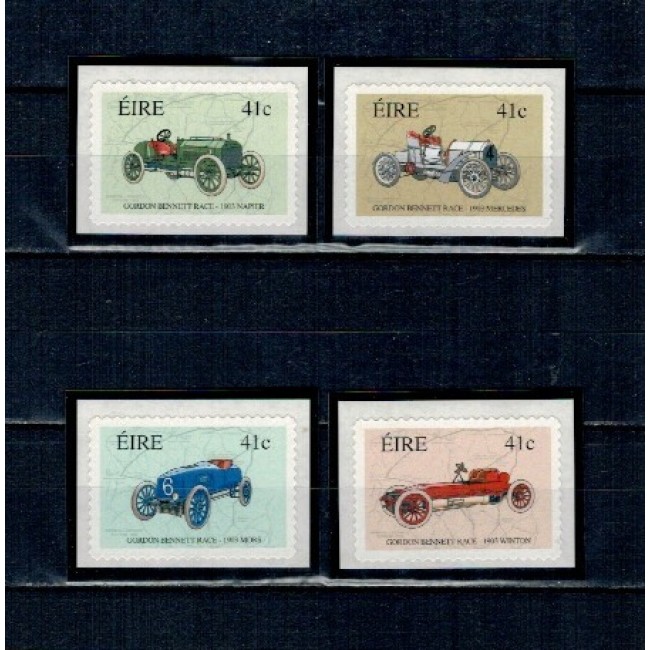 Irlanda 2003 - Mașini de epoca, serie timbre autocolant, neuzate