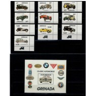 Grenada 1983 - Mașini de epoca, serie si colita neuzata