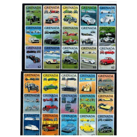 Grenada 1988 - Mașini de epoca, serie neuzata