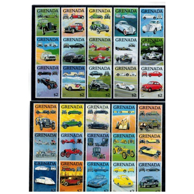 Grenada 1988 - Mașini de epoca, serie neuzata
