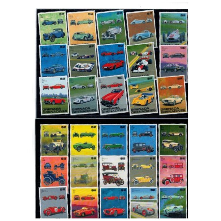 Grenada Grenadines 1988 - Mașini de epoca, serie neuzata