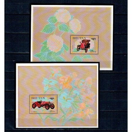 Bhutan 1984 - Mașini de epoca, colite neuzate