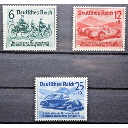 Deutsches Reich 1939 - Expo automobile si motociclete Berlin, serie neuzata